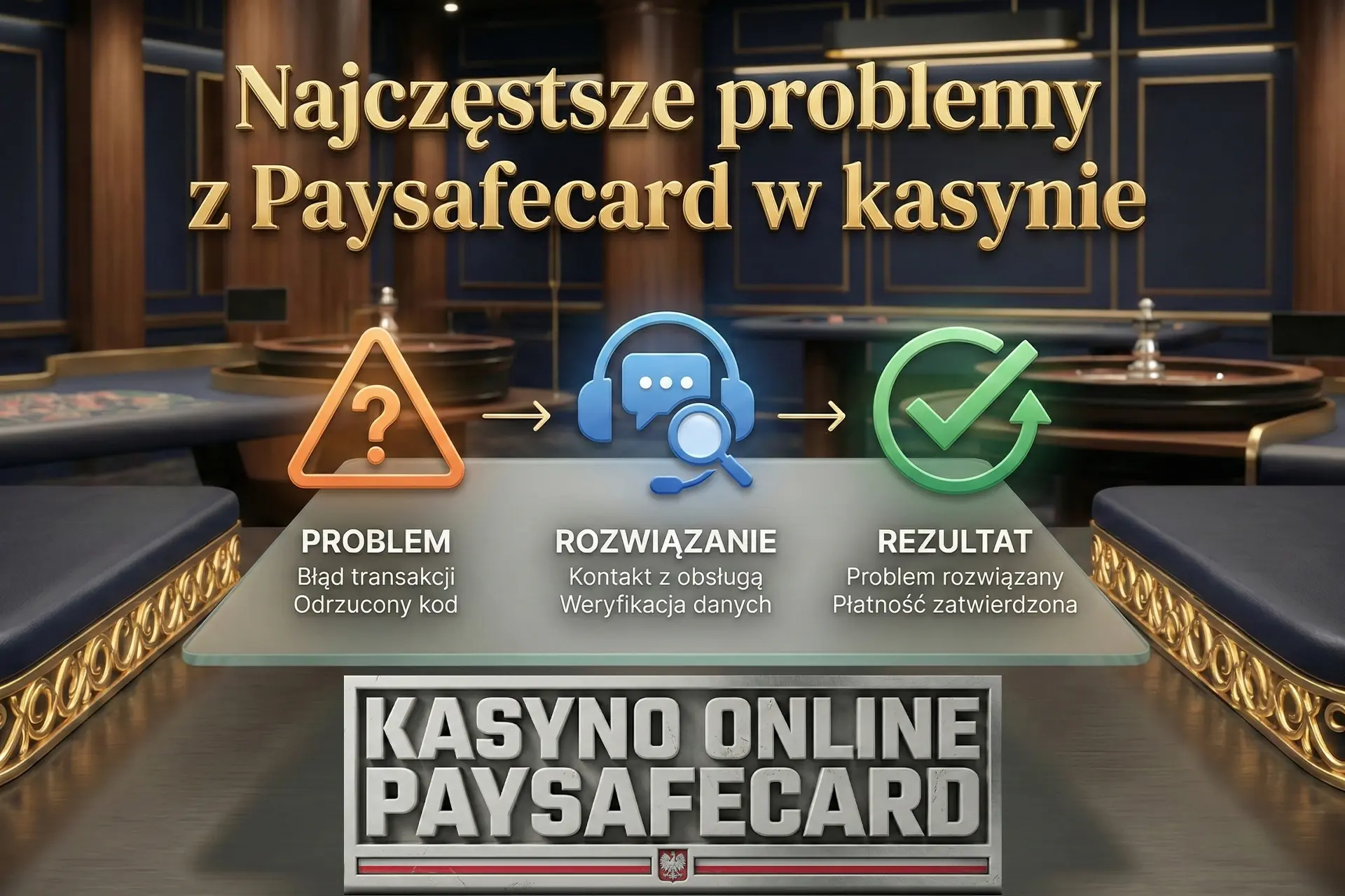 Typowe problemy z Paysafecard podczas gry w kasynie online